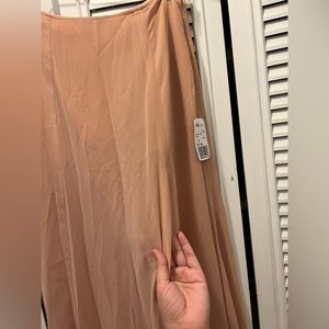 Sheer nude forever 21 medium skirt